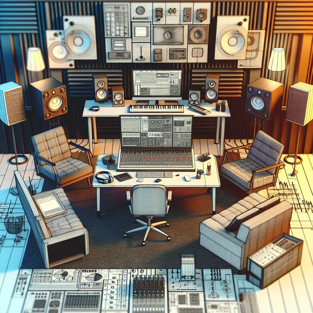 Studio-Design und Akustik