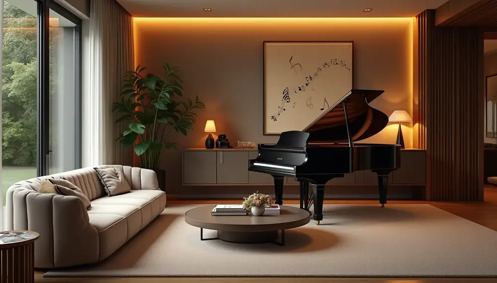 Das perfekte Klavier im Wohnzimmer: Stil und Funktion vereint