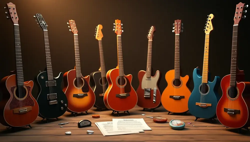 Die ultimative Gitarre Grifftabelle: Alle wichtigen Griffarten im Überblick