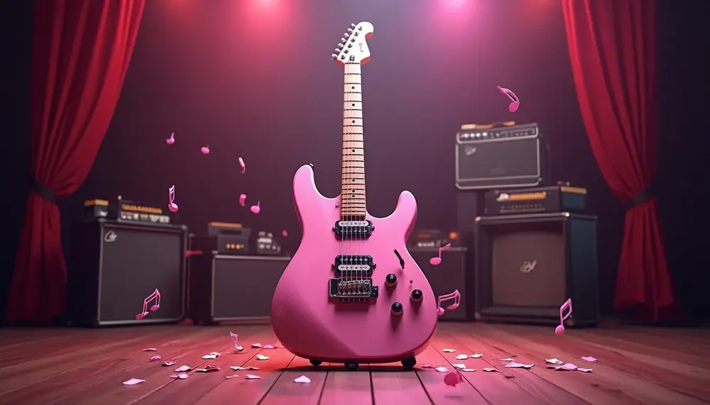 Gitarre in Rosa: Die besten Modelle für den perfekten Auftritt