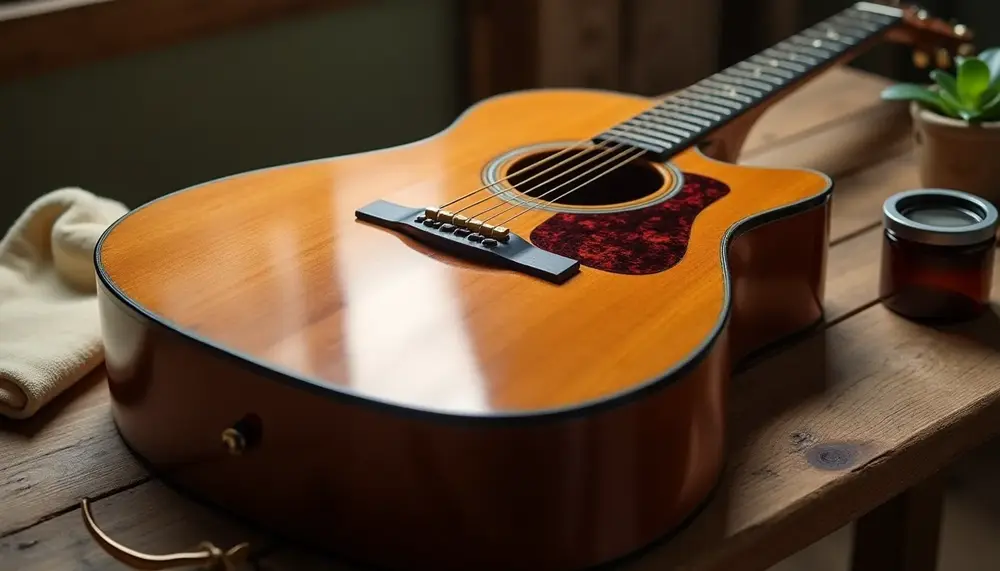 Gitarre mit Nitrolack: Vorteile und Pflege für dein Instrument