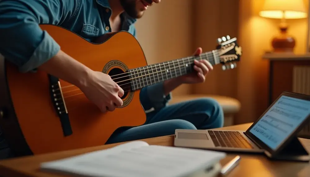 Gitarre online spielen: Die besten Tools und Apps für Anfänger