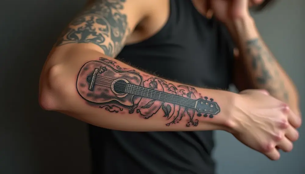 Gitarre tattoo: Die Bedeutung hinter den beliebtesten Designs
