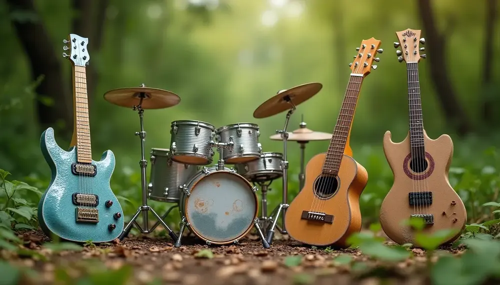 Musikinstrumente aus Müll: Nachhaltigkeit für die Musikszene